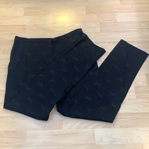 Petticoat Alley Black on Black Panther Casual Lightweight Lounge Pants Small